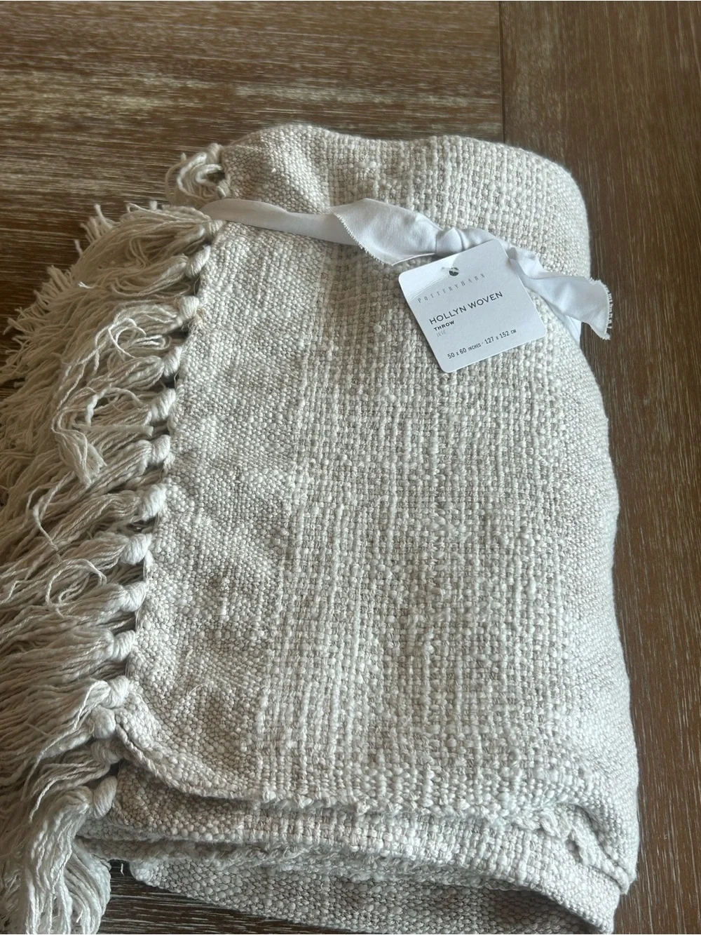 Pottery Barn Hollyn Cotton Woven Throw